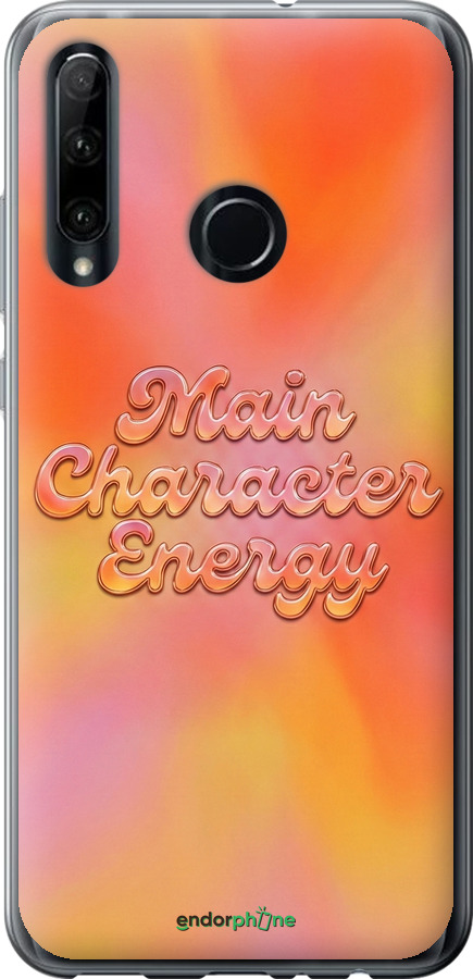 Силиконовый чехол Aura Gradient Main Character Energy Aesthetic Y2K для Huawei Honor 10i - 6783u-1673 изображение 