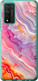 Силіконовий чехол Мрамор 2 для Huawei Honor 10X Lite - 6307u-2198 изображение 