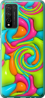 Силіконовий чехол Y2K Jelly Dream для Huawei Honor 10X Lite - 6780u-2198 изображение 