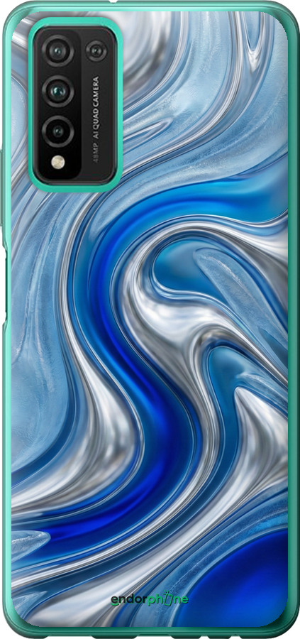 Силіконовий чехол Liquid Chrome для Huawei Honor 10X Lite - 6781u-2198 изображение 