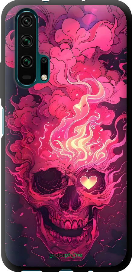 TPU чехол Череп арт для Huawei Honor 20 Pro - 6385b-1702 изображение 