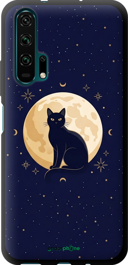 TPU чехол Cute Cat Celestial/Witchy для Huawei Honor 20 Pro - 6787b-1702 изображение 