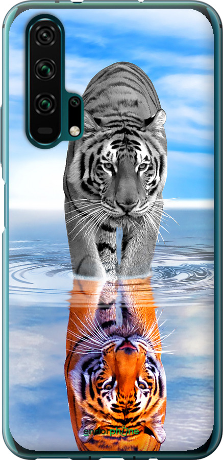 2D пластиковый чехол Тигр для Huawei Honor 20 Pro - 6016t-1702 изображение 