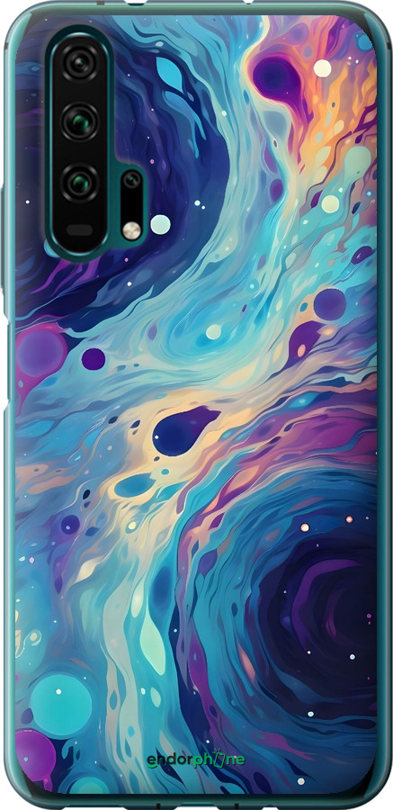 Силиконовый чехол Арт акварель для Huawei Honor 20 Pro - 6329u-1702 изображение 