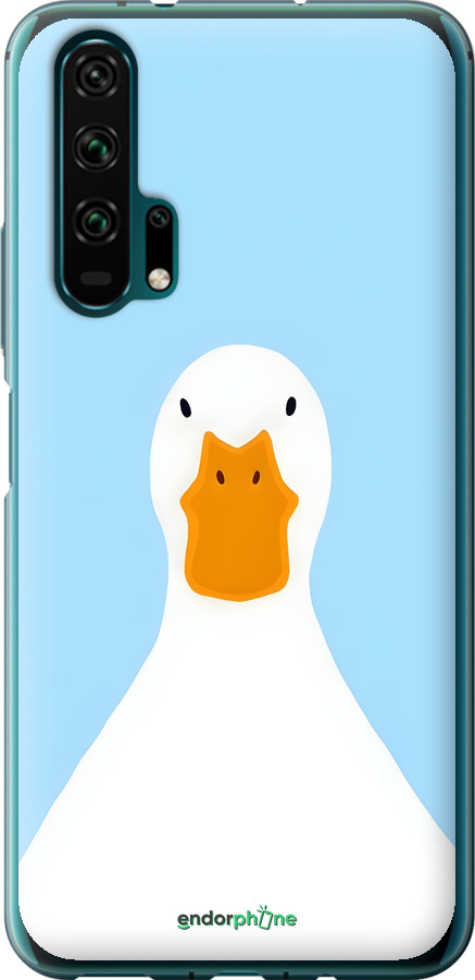 Силиконовый чехол Гусь для Huawei Honor 20 Pro - 6350u-1702 изображение 
