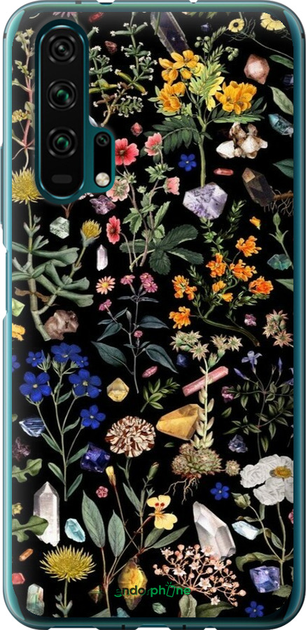 2D пластиковый чехол С цветами для Huawei Honor 20 Pro - 6422t-1702 изображение 