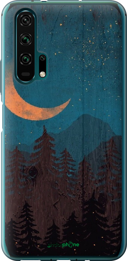Силиконовый чехол Звездный лес для Huawei Honor 20 Pro - 6480u-1702 изображение 