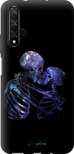 TPU чехол С изображением скелета для Huawei Nova 5T - 6537b-1833 изображение 