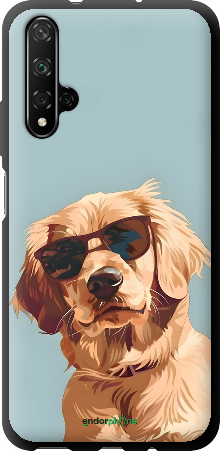 TPU чехол Пес в очках для Huawei Honor 20 - 6381b-1697 изображение 