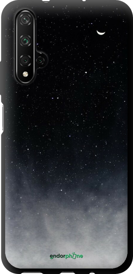 TPU чехол Сині хмари, Синій місяць для Huawei Nova 5T - 6396b-1833 изображение 