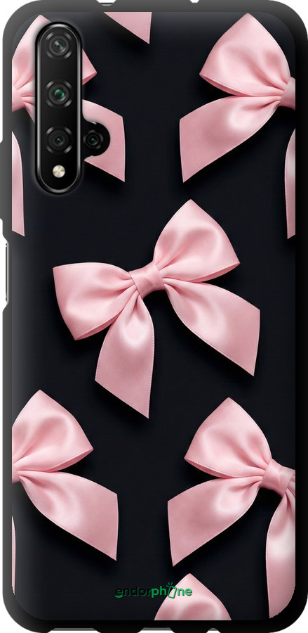 TPU чехол Coquette Ribbons Dark Coquette для Huawei Nova 5T - 6767b-1833 изображение 