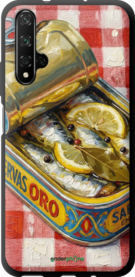 TPU чехол Vintage Sardine Tin Phone для Huawei Nova 5T - 6772b-1833 изображение 