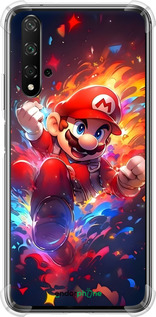 Силіконовий протиударний с посиленими кутами чехол Супер Маріо для Huawei Honor 20 - 6342sp-1697 изображение 