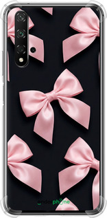 Силикон с усиленными углами чехол Coquette Ribbons Dark Coquette для Huawei Nova 5T - 6767sp-1833 изображение 