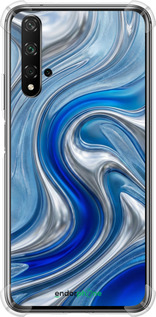 Силикон с усиленными углами чехол Liquid Chrome для Huawei Nova 5T - 6781sp-1833 изображение 