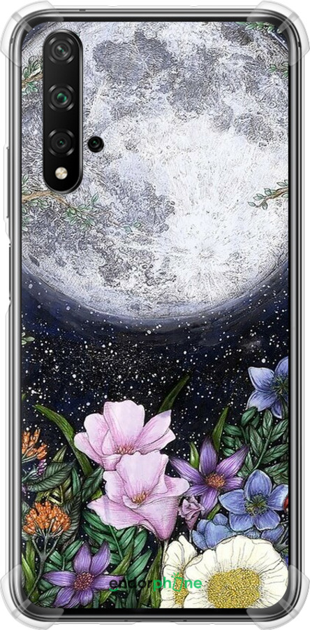 Силикон с усиленными углами чехол Полночь в саду II для Huawei Honor 20 - 6424sp-1697 изображение 