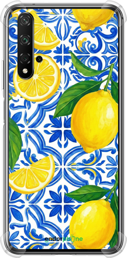 Силикон с усиленными углами чехол Grocery Girl Italian Summer для Huawei Nova 5T - 6766sp-1833 изображение 