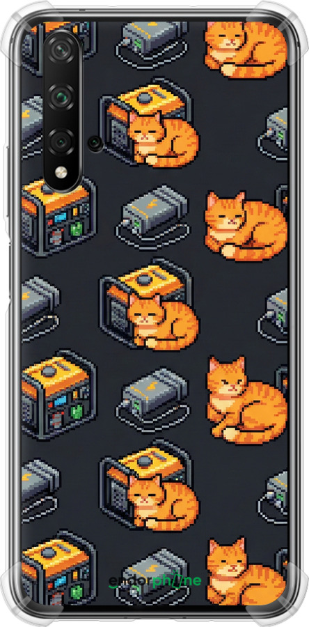 Силикон с усиленными углами чехол Autonomous Zone для Huawei Nova 5T - 6771sp-1833 изображение 