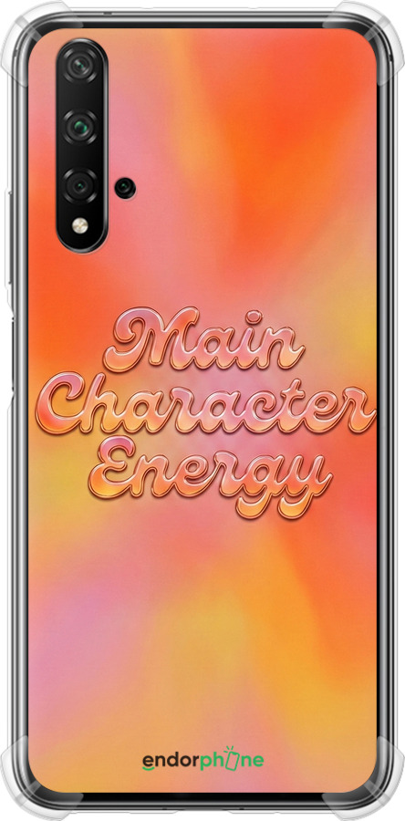 Силикон с усиленными углами чехол Aura Gradient Main Character Energy Aesthetic Y2K для Huawei Nova 5T - 6783sp-1833 изображение 
