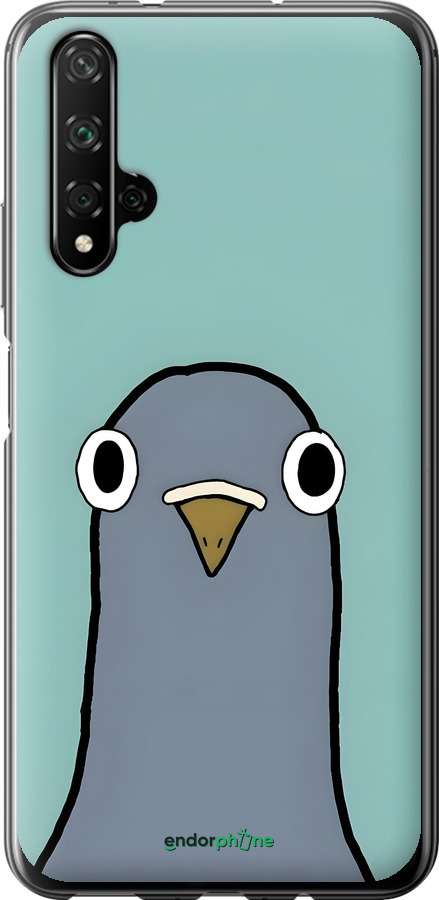 Силиконовый чехол Голубь для Huawei Nova 5T - 6388u-1833 изображение 