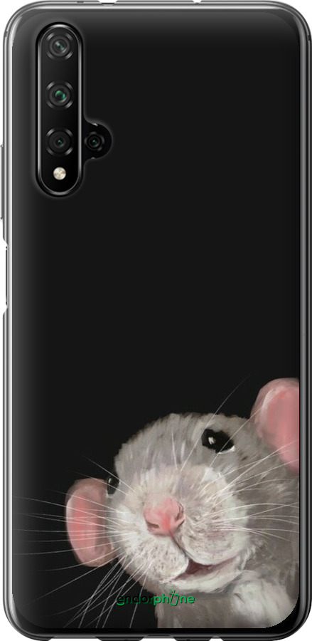 2D пластиковый чехол The Peeking Rat для Huawei Nova 5T - 6442t-1833 изображение 