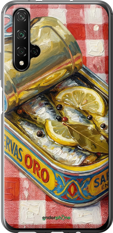 Силіконовий чехол Vintage Sardine Tin Phone для Huawei Nova 5T - 6772u-1833 изображение 