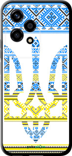 TPU чехол Герб - вышиванка желто-голубая для Huawei Honor 200 Lite - 1197b-3728 изображение 