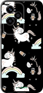 TPU чехол Єдиноріг і кава для Huawei Honor 200 Lite - 4661b-3728 изображение 
