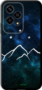 TPU чехол Горы и звезды нарисованы на фоне галактики для Huawei Honor 200 Lite - 6490b-3728 изображение 