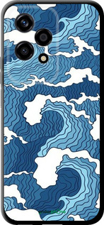 TPU чехол Абстрактный рисунок морских волн для Huawei Honor 200 Lite - 6538b-3728 изображение 