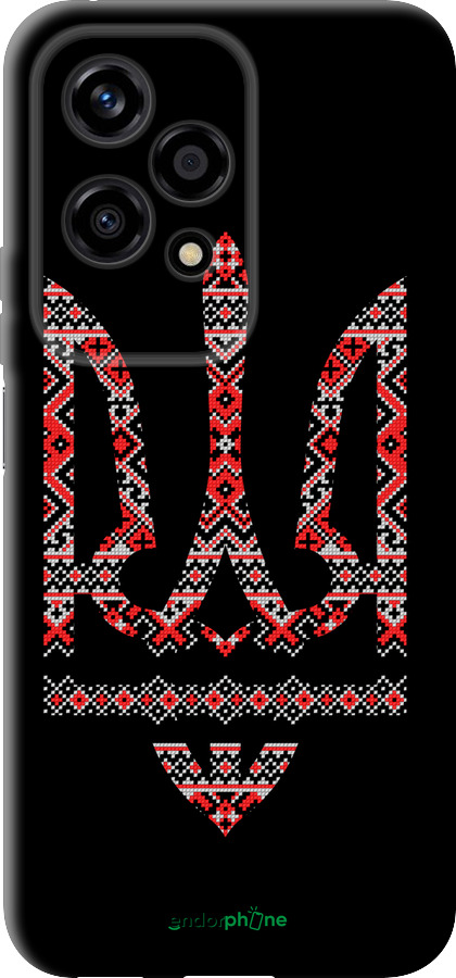TPU чехол Герб - вышиванка на черном фоне для Huawei Honor 200 Lite - 1196b-3728 изображение 