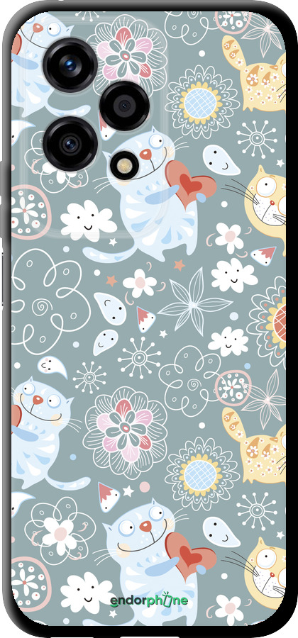 TPU чехол Котята v3 для Huawei Honor 200 Lite - 1223b-3728 изображение 