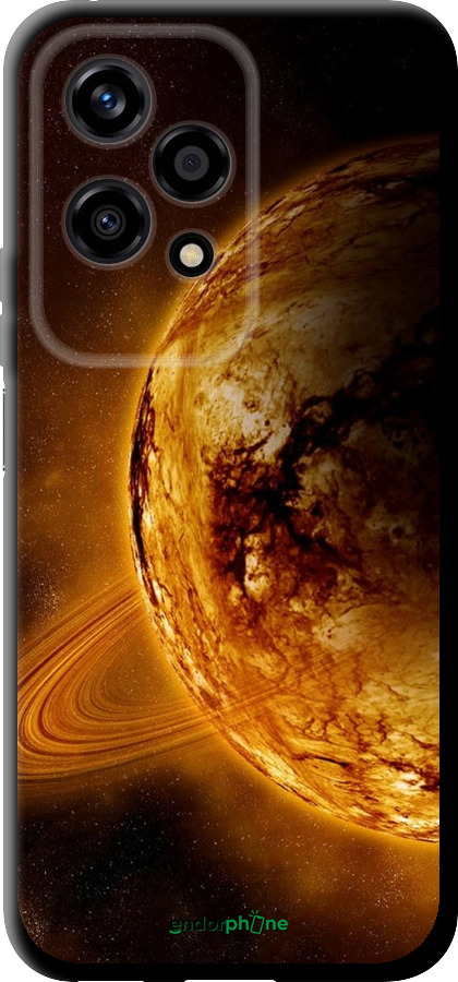 TPU чехол Жовтий Сатурн для Huawei Honor 200 Lite - 170b-3728 изображение 