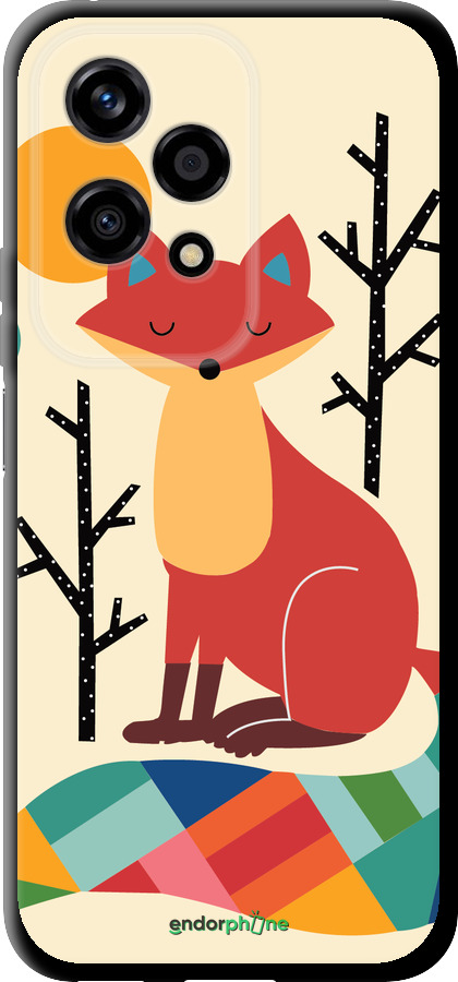TPU чехол Rainbow fox для Huawei Honor 200 Lite - 4010b-3728 изображение 