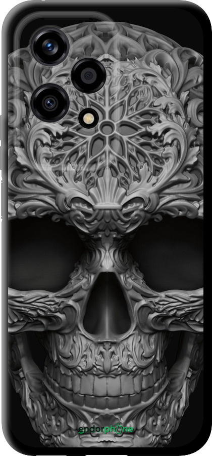 TPU чехол skull-ornament для Huawei Honor 200 Lite - 4101b-3728 изображение 