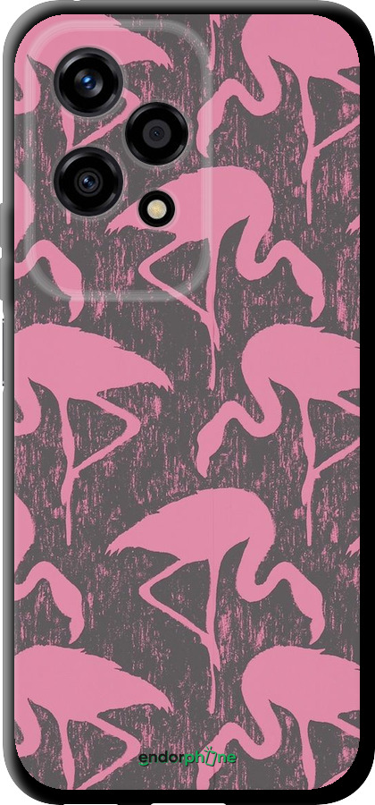 TPU чехол Vintage-Flamingos для Huawei Honor 200 Lite - 4171b-3728 изображение 