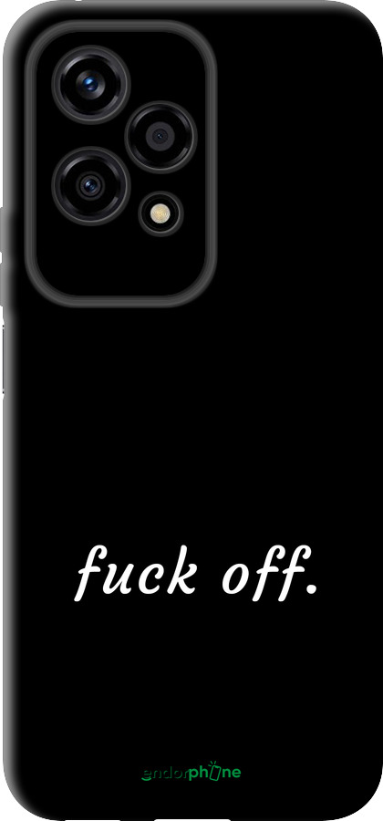 TPU чехол Fuck off для Huawei Honor 200 Lite - 4731b-3728 изображение 