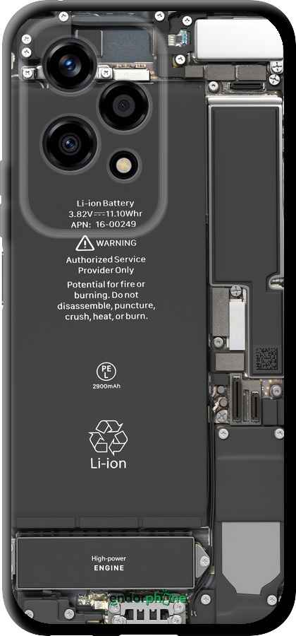 TPU чехол Детали смартфона для Huawei Honor 200 Lite - 5487b-3728 изображение 