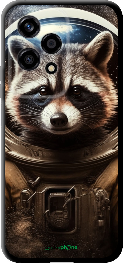 TPU чехол Raccoon austronaut для Huawei Honor 200 Lite - 5581b-3728 изображение 