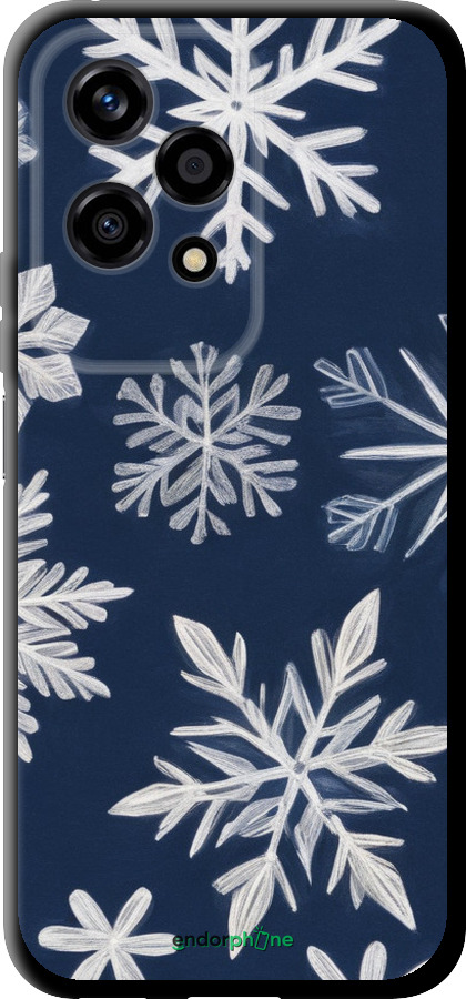 TPU чехол Снежинки для Huawei Honor 200 Lite - 5821b-3728 изображение 