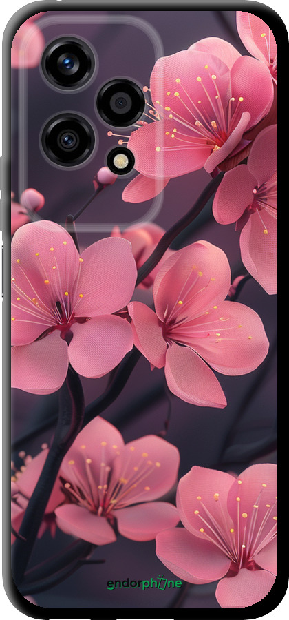 TPU чехол Пурпурная сакура для Huawei Honor 200 Lite - 6075b-3728 изображение 