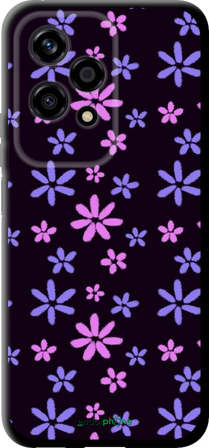 TPU чехол с  цветами для Huawei Honor 200 Lite - 6258b-3728 изображение 
