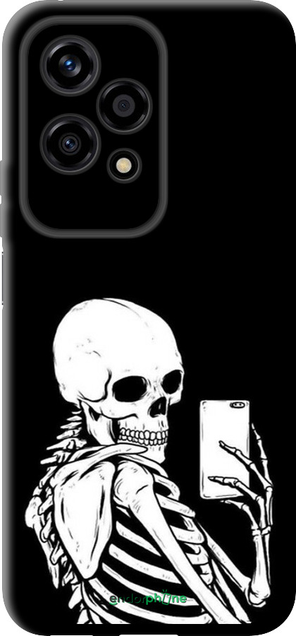TPU чехол Скелет делает Selfie для Huawei Honor 200 Lite - 6535b-3728 изображение 
