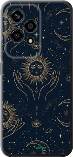 Силіконовий чехол Celestial Harmony: Sun & Moon Gold Mystic Pattern для Huawei Honor 200 Lite - 6778u-3728 изображение 
