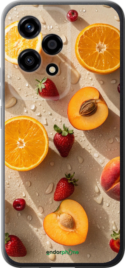 Силіконовий чехол Фрукти 3 для Huawei Honor 200 Lite - 6703u-3728 изображение 