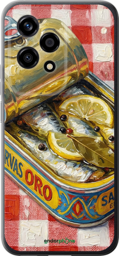 Силиконовый чехол Vintage Sardine Tin Phone для Huawei Honor 200 Lite - 6772u-3728 изображение 