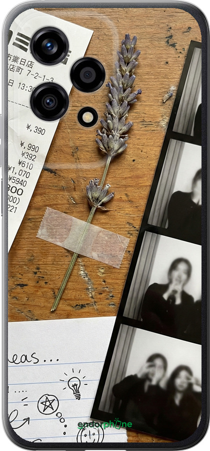 Силиконовый чехол Aesthetic Scrapbook Collage для Huawei Honor 200 Lite - 6773u-3728 изображение 