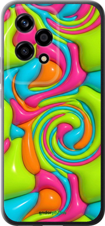 Силиконовый чехол Y2K Jelly Dream для Huawei Honor 200 Lite - 6780u-3728 изображение 