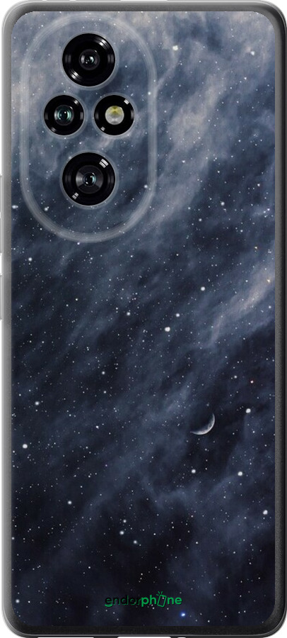 Силиконовый чехол Голубые облака, Голубая луна для Huawei Honor 200 Pro - 6398u-3729 изображение 