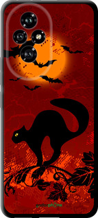 TPU чехол Чёрная кошка под луной для Huawei Honor 200 - 1190b-3731 изображение 